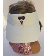 Arizona Diamondbacks Visor Hat Cap Strapback White Adult Adjustable MLB - £16.05 GBP