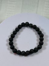 (#166) - LAVA STONE CRYSTAL BRACELET - NEW - $281.36 MXN