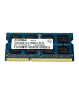 Elpida 4GB DDR3 1333MHz 204Pin PC3-10600S SO-DIMM RAM Notebook Laptop Me... - $133.10 MXN