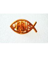 Christian Religious Fashion Jewelry Jesus Fish Symbol Pendant Lapel Pin - $24.99
