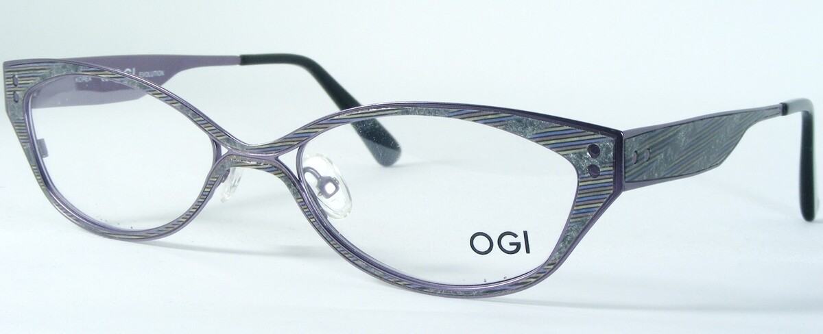 OGI EVOLUTION 4303 1689 STARDUST RIBBON /PURPLE EYEGLASSES GLASSES 51-19... - $156.44
