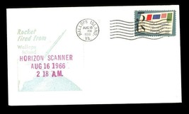 FDC Postal History NASA Rocket Fired Wallops Island Horizon Scanner Aug 16 1966 - £7.77 GBP