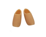VINTAGE 1960's MATTEL BARBIE IN HOLLAND # 823 RUBBER DUTCH CLOGS / SHOES... - $19.00
