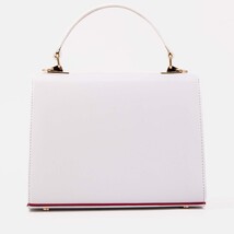 The Ege White Leather Handbag image 3