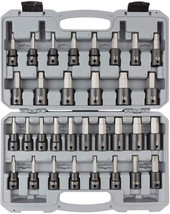 Tekton 1/2 Inch Drive Hex/Torx Impact Bit Socket Set, 32-Piece (1/4-3/4 In, 6-19 - £298.49 GBP