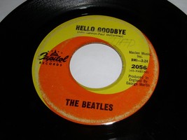 The Beatles Hello Goodbye 45 Rpm Record Capitol Orange Swirl Label 2056 Vintage - £6.38 GBP