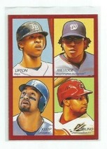 B.J. UPTON/ MILLEDGE/ YOUNG/ Kemp 2009 Ud Goudey 4-IN 1 Goudey Card #35-95 - £3.87 GBP