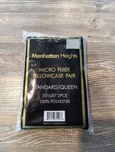 Jersey Knit Pillowcases Set of 2. Green Color Soft Breathable Bed Pillow... - $8.90