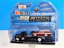 Maisto All Stars Elite Transport 1957 Chevrolet Flatbed / 1962 Biscayne Wagon - £17.80 GBP