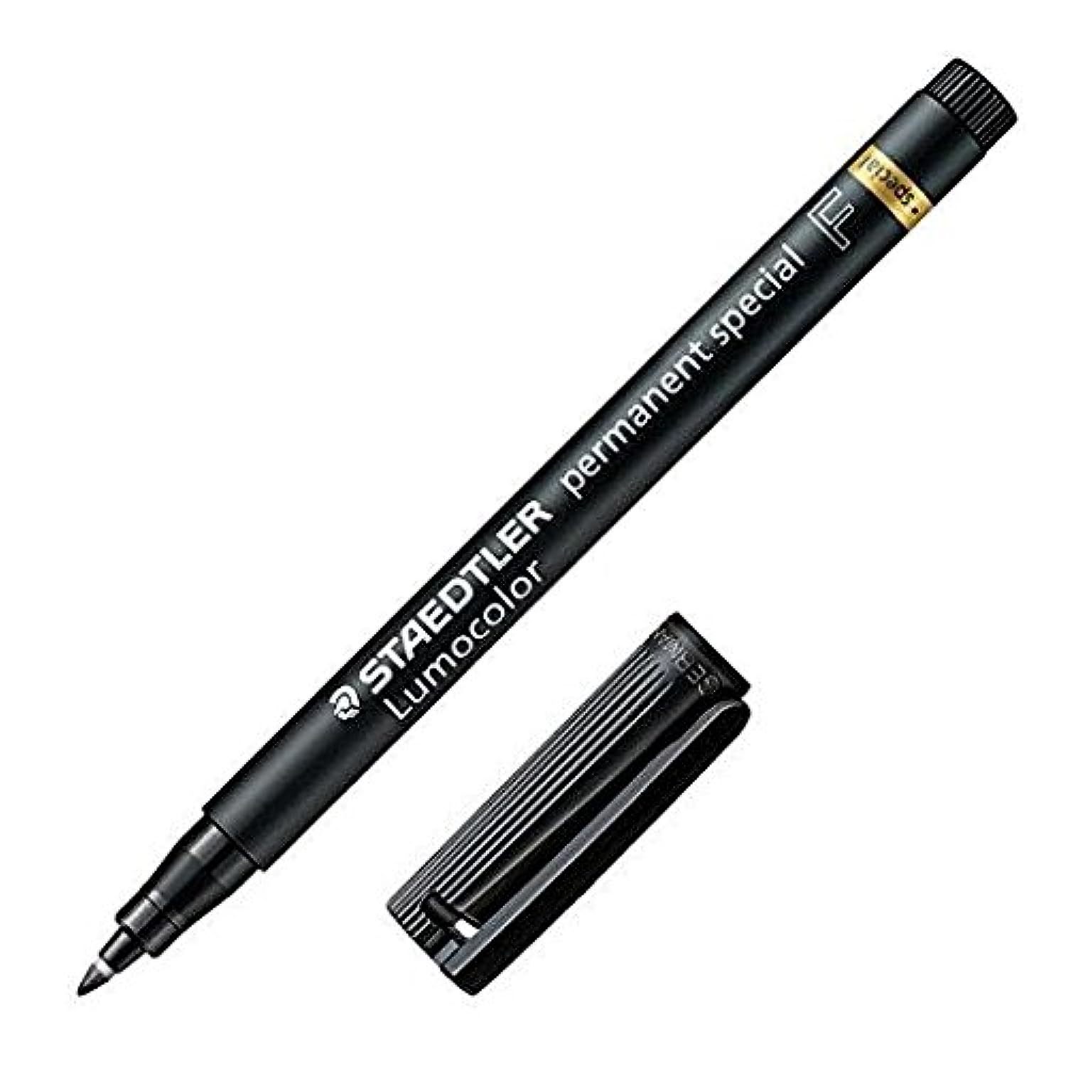 STAEDTLER Pack Of 3 Lumocolor Permanent Marker PensSpecial 319F Fine Tip - Black - $19.99