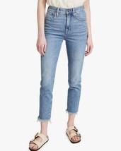 Madewell The Perfect Vintage Jean Crop Raw Hem Size 32 NWT AF691 Medium Wash - £30.71 GBP