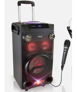 Pyle PWMA335BT.5 Portable PA Bluetooth Karaoke Speaker System with DJ Li... - $180.49