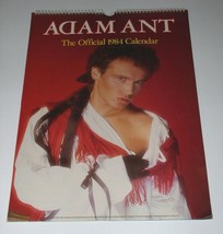 Adam Ant Calendar Vintage 1984 Danilo UK Spiral Bound New Unused* - $39.99