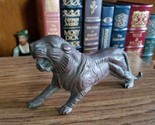 Vintage Solid Bronze Tiger Figurine - £78.62 GBP