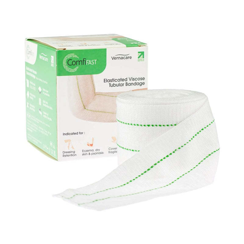 Comfifast Green Line 5cm x 3m Elasticated Tubular Bandage - $3.97