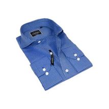 Men's Shirt Charles TYRWHITT 100% Cotton Cut-away Collar CHT-27 Royal Blue image 4