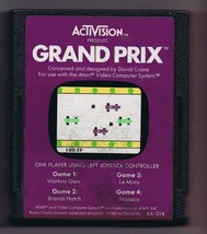 ORIGINAL Vintage 1982 Atari 2600 Activision Grand Prix Game Cartridge - £15.56 GBP