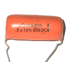 .2 600v Cornel Dubilier Capacitor 200nf 600VDC 10% - $4.29