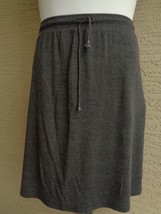 Woman Within  Small 12W Cotton Blend Sport Knit Stretch Waist Skort Gray - $13.86