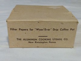 Antique Filter Papers for&quot;Wear-Ever &quot; Drip Coffee Pot •7 Pkgs. of 100•Ne... - $49.95