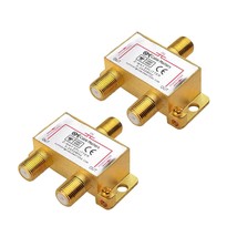 Cable Matters 2-Pack Bi-Directional 2.4 Ghz 2 Way Coaxial Cable Splitter for STB - £13.62 GBP