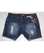 RSQ Dest Mid Cut Cutoff Denim Shorts Size 1 Brand New - £17.43 GBP