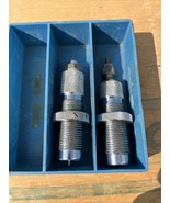PACIFIC CHROME PLATED RELOADING DIE 22-250 SET OF TWO - $50.50 CAD