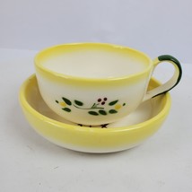 Vintage Farmhouse Rooster Brock of California Coffee Tea Cup + 5 Inch Bowl - £6.55 GBP