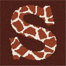 Pepita Needlepoint kit: Letter S Giraffe, 7&quot; x 7&quot; - £41.01 GBP+