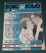 JEANETTE MACDONALD SONG HIT FOLIO VINTAGE 1934 - £15.94 GBP