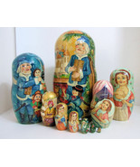 One of a kind Hand Painted Russian Nesting Doll &quot;The Nutcracker&quot; by Smir... - £601.60 GBP