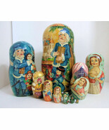 One of a kind Hand Painted Russian Nesting Doll &quot;The Nutcracker&quot; by Smir... - £601.60 GBP