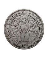 HB(241)US Hobo Nickel Morgan Dollar Silver Plated Copy Coin - £7.81 GBP