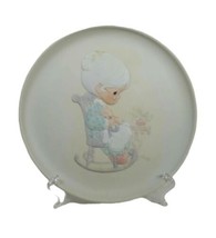 1981 Enesco Precious Moments Purr-fect Grandma Collectors Plate Mothers Love - £5.96 GBP