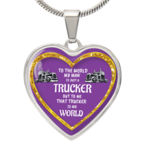 To My Wife – Luxury Heart Necklace from Trucker Husband | Elegant Gift - $1,024.26 MXN+
