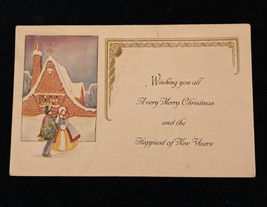 Wishing You All A Very Merry Christmas Postcard - $10.99