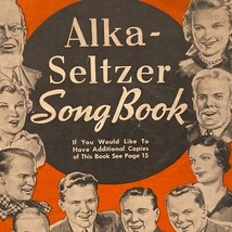 Alka-Seltzer Song Book Vintage 1931 Dr Miles Nervine Music Advertising - $0.98
