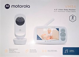 Motorola Baby Monitor-VM34 Indoor Video Baby Monitor W/Camera, 1000ft Range image 4