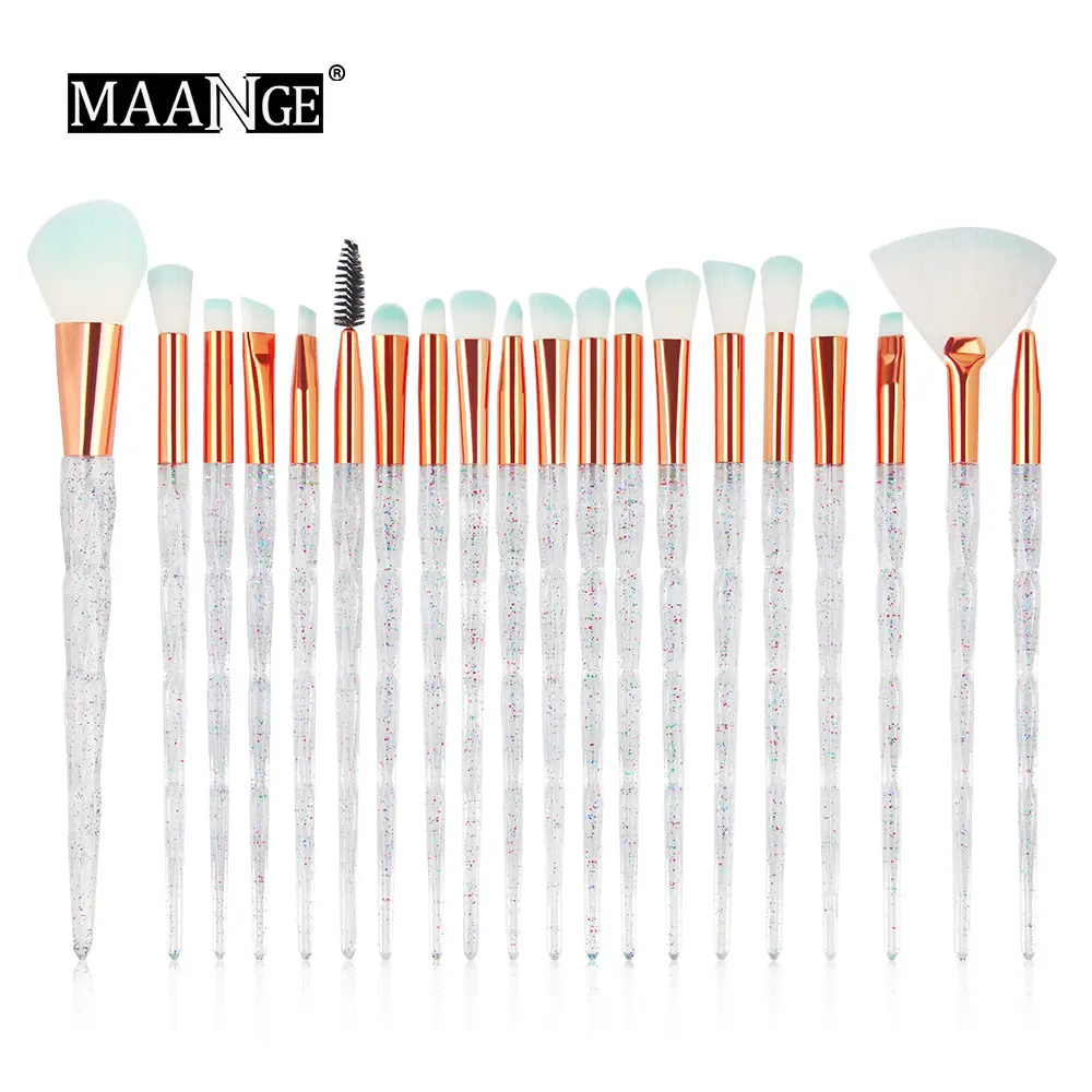 7-20Pcs  Makeup Brushes Set Powder Foundation Blush Blending Eyeshadow Lip Cosme - $36.27