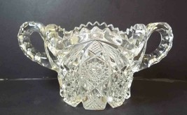 An item in the Pottery & Glass category: Imperial NUCUT Star & Cane sawtooth rim 526 open sugar bowl 1915