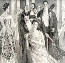 The Cotillion Wedding Male Suitors 1908 Howard Chandler Christy Art Print DWBB2 - £39.04 GBP