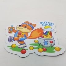 Dutch Bros Sticker March 2024 Fox Poppin Boba Rainbow Cold Drink - £5.49 GBP