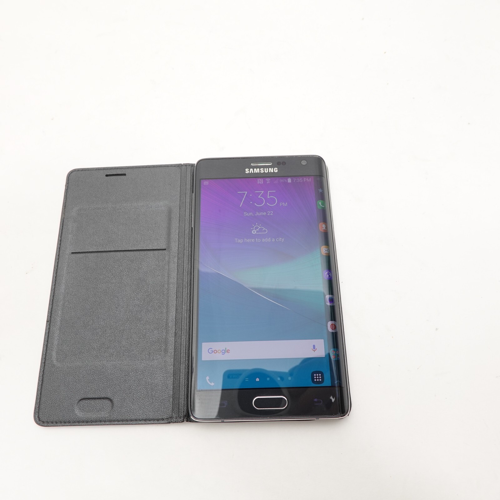 Glass Is Cracked Samsung Galaxy Note Edge 32GB Black SM-N915A (AT&amp;T) - $26.99