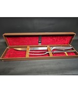 Gerber Legendary Blades 9&quot; Balmung Knife/Siegfried Fork Carving Set Waln... - $67.82 CAD