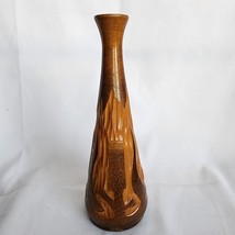 Vintage Southwestern Wooden Hand Carved Vase 7&quot; Art - $20.80 CAD