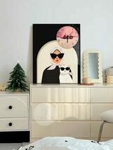 interoknack Luxury Wall Clock Art Panel, Cream Style Silent Clock Painti... - $3,295.49 MXN