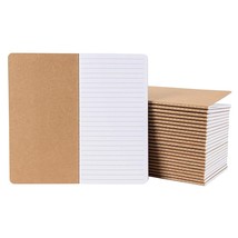 24 Pack Travel Journal Notebooks With 80 Pages, 4X8 In - £33.32 GBP
