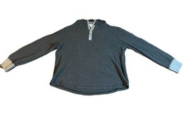 Carbon 2 Cobalt Shirt Adult Large Gray Lightweight Long Sleeve Hoodie Mens - $22.10