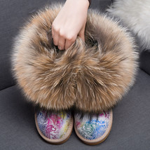 022 china s breand highest quality women snow boots real cowhide fox wool classic women thumb200