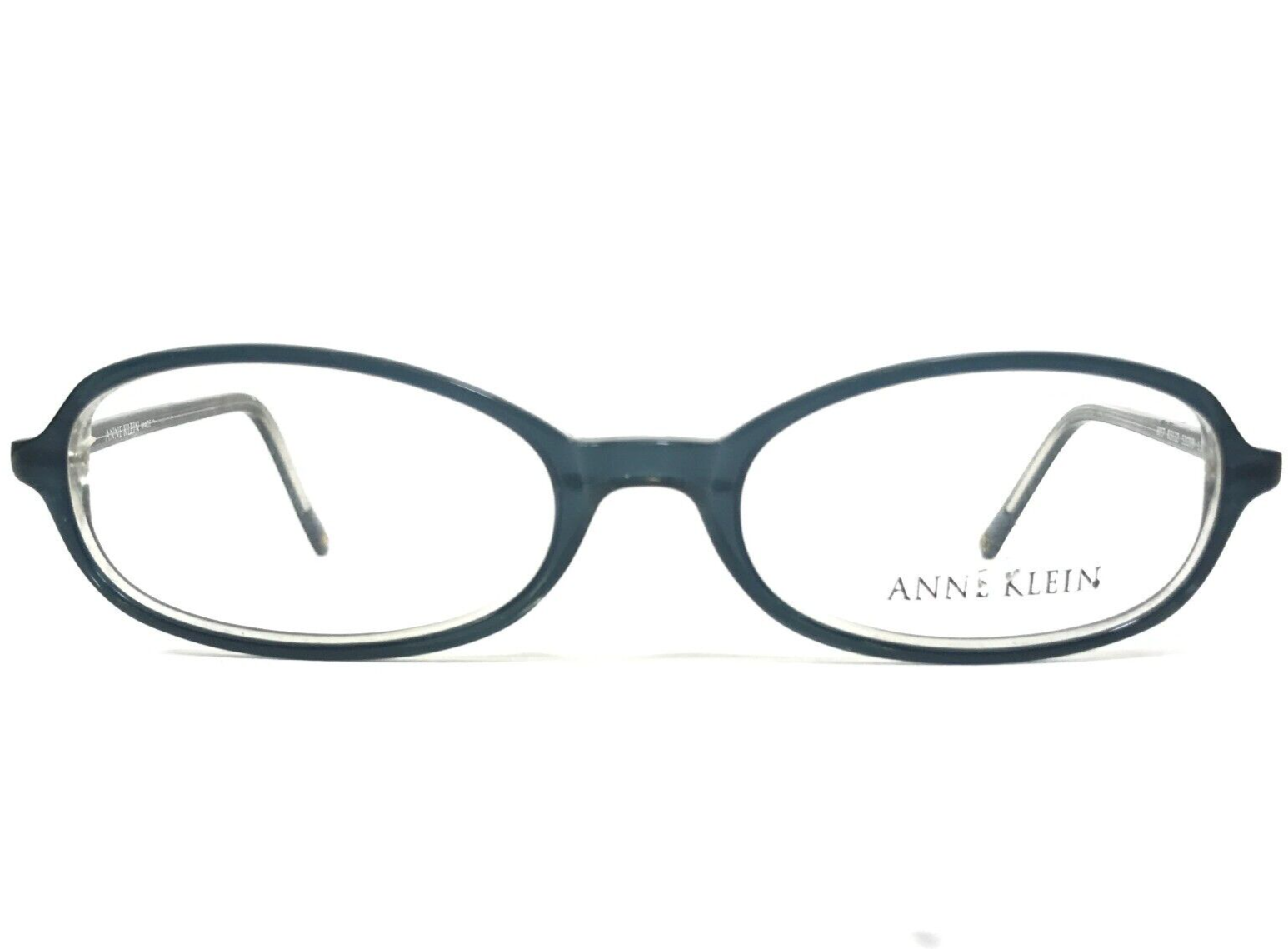 Anne Klein Eyeglasses Frames 8017 K5132 Blue Clear Oval Cat Eye 52-18-135 - $51.10